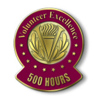 Volunteer Excellence - 500 Hours